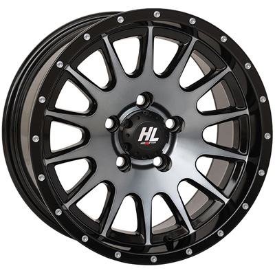 15x7 4/137 4+3 (+10mm) High Lifter HL25 - Gloss Dark Tint
